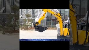 Электрический мини-экскаватор 1 тонна. Бренд hightop. Цены на https://t.me/k_truck