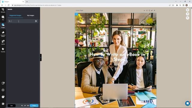 How to Change a Cover Page in Designrr.io