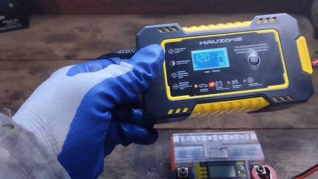 Заряжаем гелевый аккумулятор зарядкой за 700 рублей