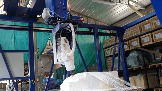 Работа 5ти координатного станка. смотреть онлайн