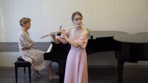 Г. Комраков - Соната для флейты и фортепиано, II часть (Ирина Филиппович)