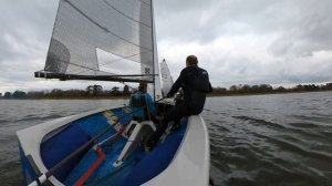 Shustoke Merlin Rocket open race 1(full race) - so close and yet so far!