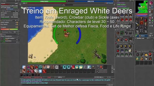 Treino de skill para TODAS vocações Free Account 2022 смотреть онлайн