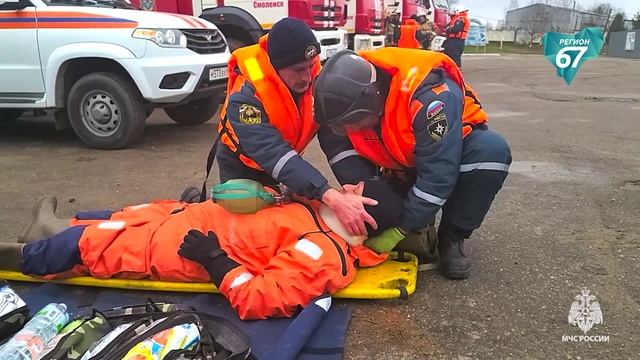 В Смоленской области прошли масштабные учения МЧС