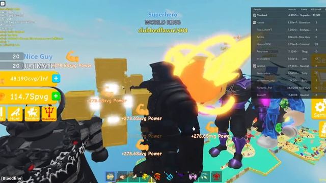 Lifting Simulator - Grinding with public players смотреть онлайн