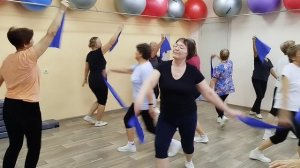 Танец "Синий платок", в исполнении танцевального коллектива "Сеньоры"