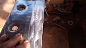 Нож поршня на пресс подборщике Киргизстан. Финал