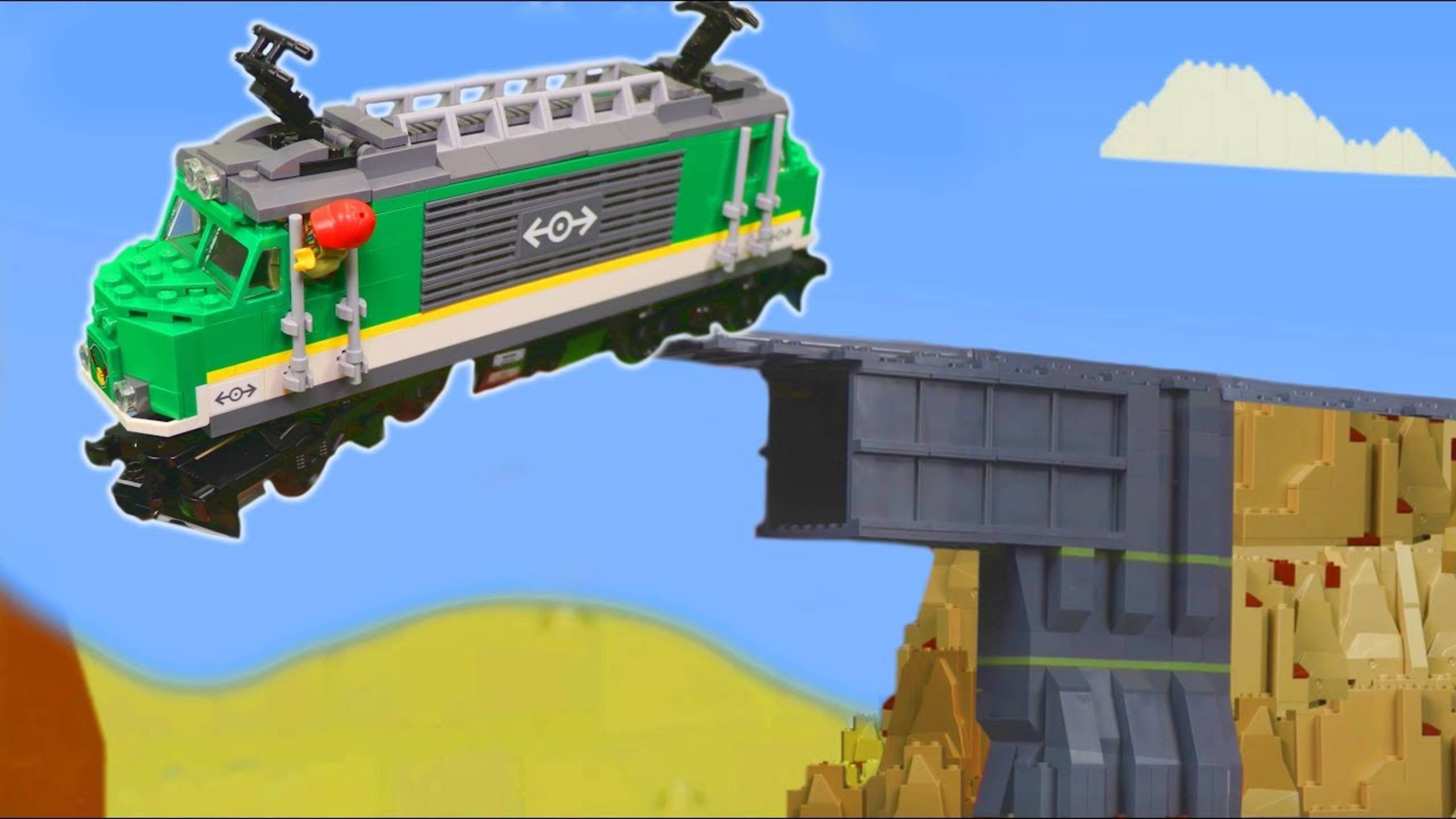 Для детей LEGO крушение поезда