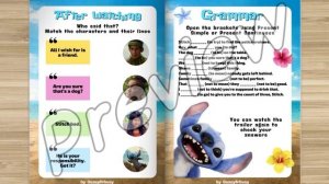 Lilo & Stitch movie workbook