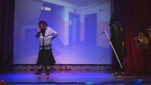 Конкурс талантов "Железка зажигает" - сценка группы ДОП21СЖД "Костюм смерти"