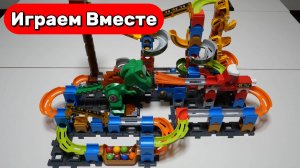 Игрушки Развивашки ! Строим конструктор горки на ЛОГИКУ ! Развивающие Видео для детей