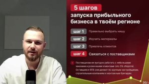 Прямой эфир по запуску строительного бизнеса с нуля