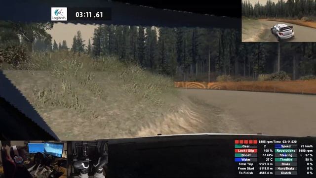 RBR | Testing Next Generation Physics 6 | Citroën DS3 WRC смотреть онлайн