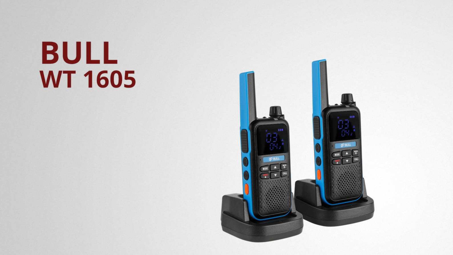 BULL WT 1605 Портативная радиостанция смотреть онлайн