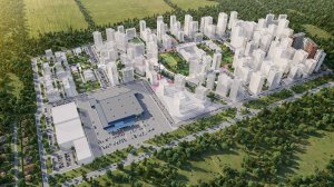 Динамика строительства жилых кварталов "Легенда", декабрь 2023 года
