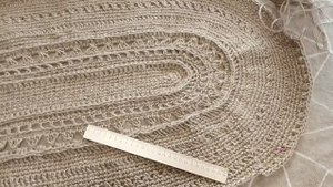 вяжу крючком из джута