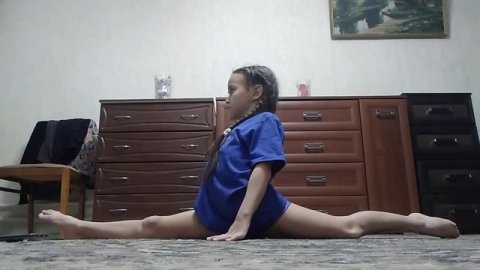 шпагаты первый день правый шпагат
