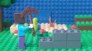 лего майнкрафт опыт