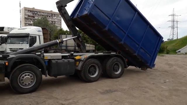 Вывоз строительного мусора контейнером 20 м3 в Москве смотреть онлайн