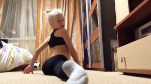 Продольный шпагат и мостик