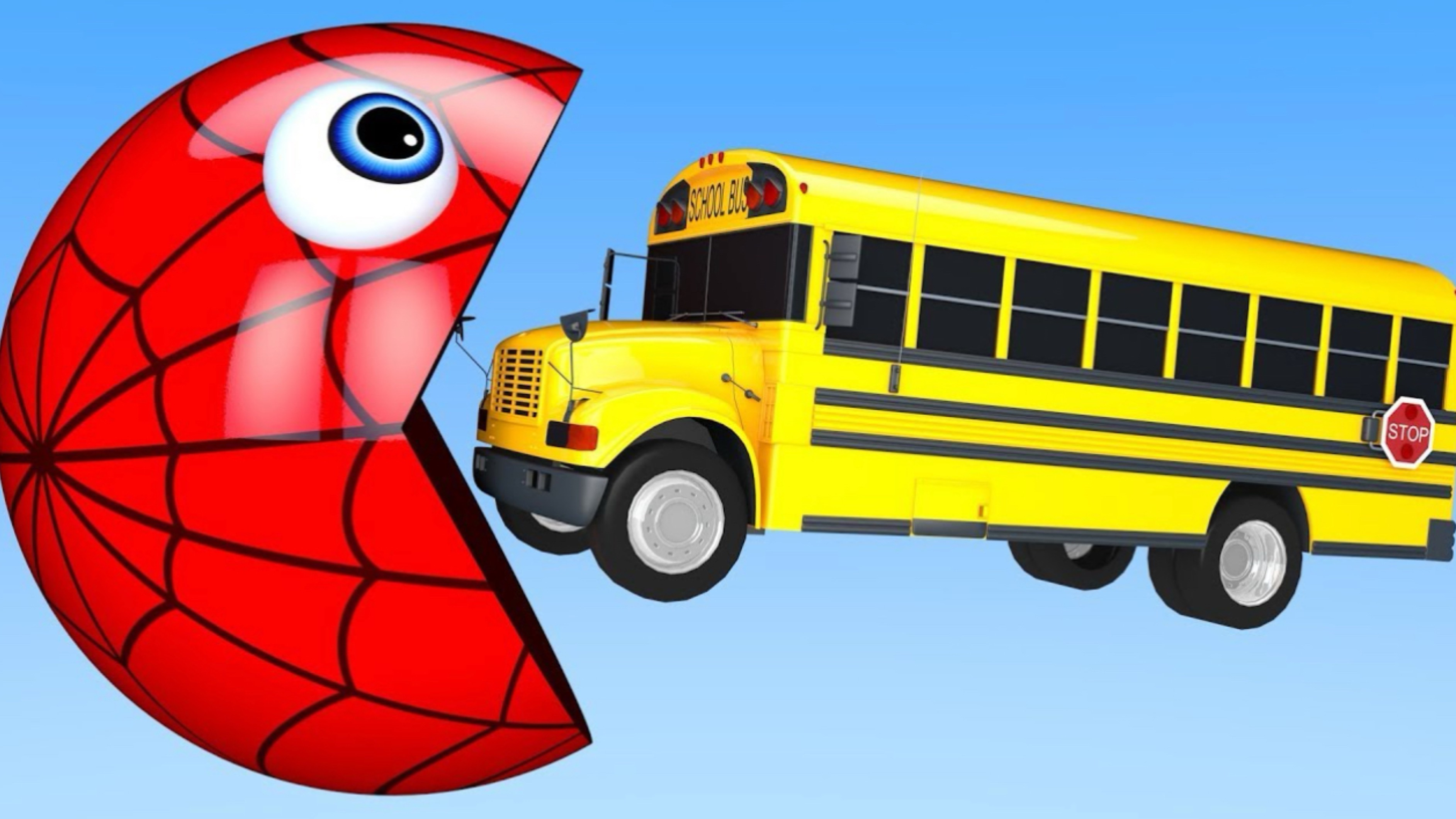 Изучайте цвета с PACMAN SchoolBus Surprise Toy Farm Street Vehicle для детей