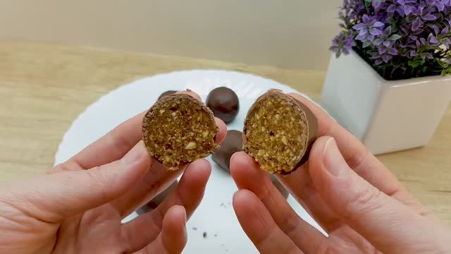 Рецепт домашних конфет, быстро, вкусно и полезно.