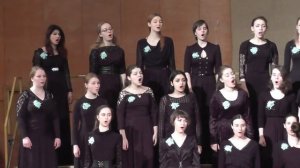 Женский хор колледжа МГИМ им. Шнитке, 22 04 2015 Part 1