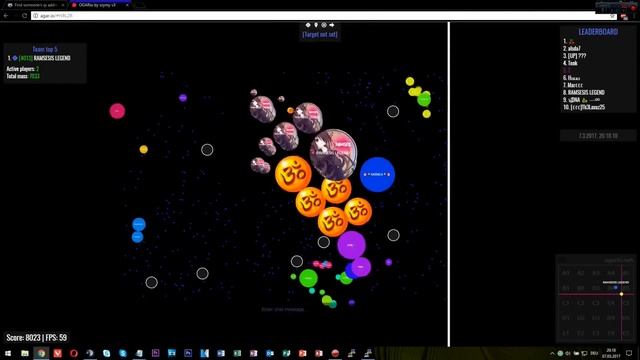 Agar.io - XOXO & R4MS3S Server Takeover 116 VS Random Quad смотреть онлайн