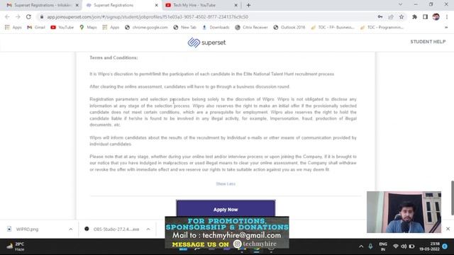 Wipro Recruitment 2022 | Wipro Elite NTH | Wipro jobs 2022 | WIPRO HIRING FRESHERS