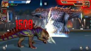 YUDON VS ALPHA 06 - DINOSAURS BATTLE - Jurassic world the game