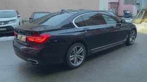 Бмв 7 серии, лонг, редкая комплектация 2016 год, 106 пробег.