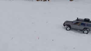 Зимний тест MN78 Джип CHEROKEE 4WD 1\12