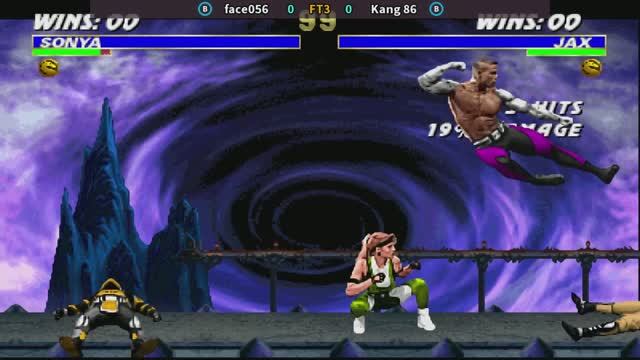 Ultimate Mortal Kombat 3 - Face056 VS Kang 86