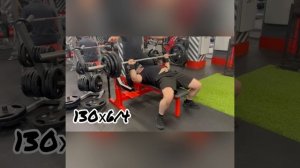 Жим лёжа. Васильченко Виталий. 130 кг.