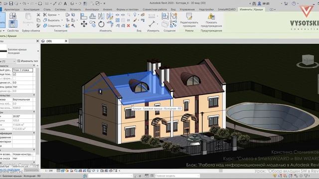 [Курс «Cмета в BIM»] Обзор вкладки SW в Revit