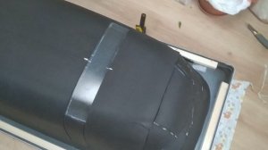 Установка железной ванны.