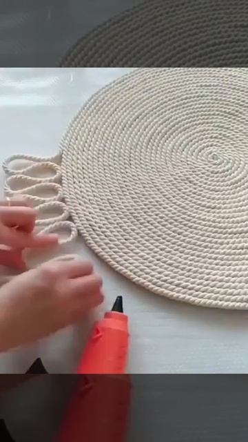 Классный коврик из джута 