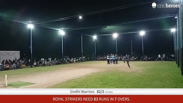 Live Cricket Match | Sindhi Warriors vs Royal Strikers | 09-Apr-23 10:44 PM 7 overs | J.J.P.L BOX T