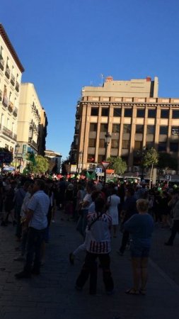 Митинг в Мадриде. Испания