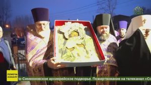 В Барнаул прибыла икона Божией Матери «Умиление» из Псково-Печерского монастыря