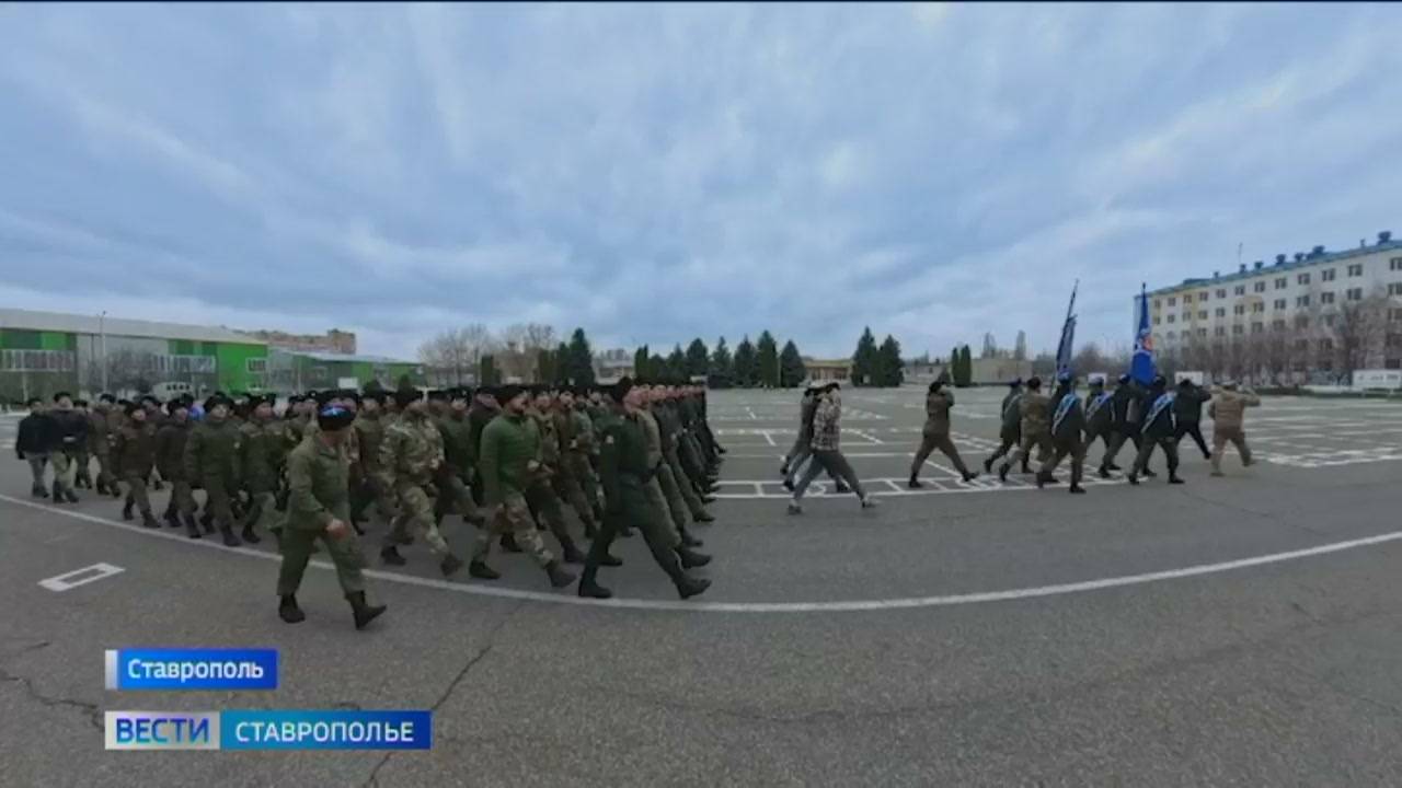 Ставропольские казаки готовятся пройти по Красной площади