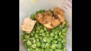Хумус из зеленого горошка