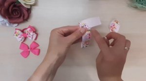 Потрясающие бантики из репсовой ленты 2,5 см. Я в восторге от результата