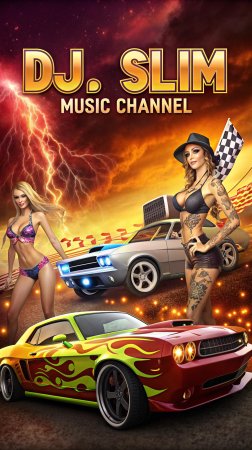 Dj. Slim Music Channel - AI Photo Generation. ⭐️⭐️⭐️⭐️⭐️⭐️⭐️