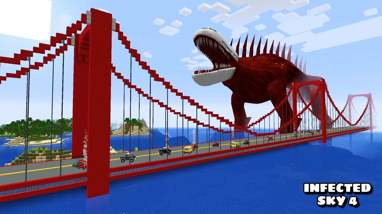ВЫЖИВАНИЕ В ЗАРАЖЕННОМ НЕБЕ ЧАСТЬ 4 в Майнкрафте (#Minecraft)