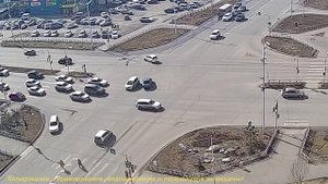 ДТП. Абакан. Перекресток улиц Кирова и Некрасова. ТЦ Калина. 20.03.2025