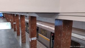 Поезд 81-720/721 "Яуза" на станции "Каширская" (КахЛ)