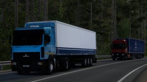 245 / ETS 2 1.53 / Русская сборка / МАЗ-5440А8 / работаем.