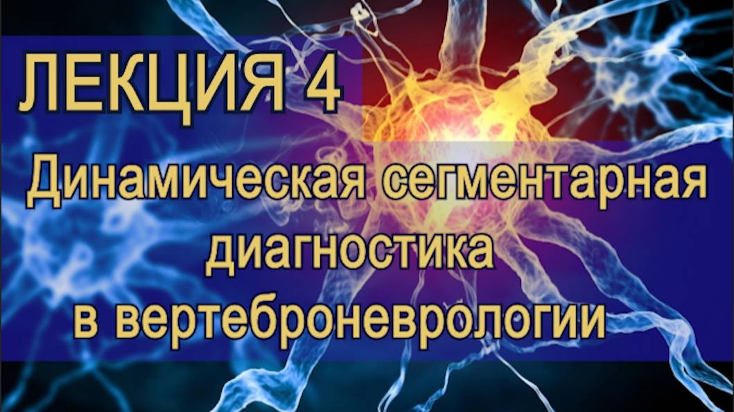 Динамическая сегментарная диагностика в вертеброневрологии
