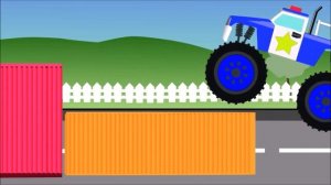 Monster Truck Stunt | Monster Truck Videos For Kids | Monster Trucks For Children